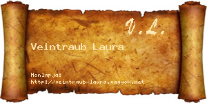 Veintraub Laura névjegykártya