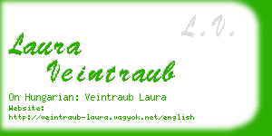 laura veintraub business card